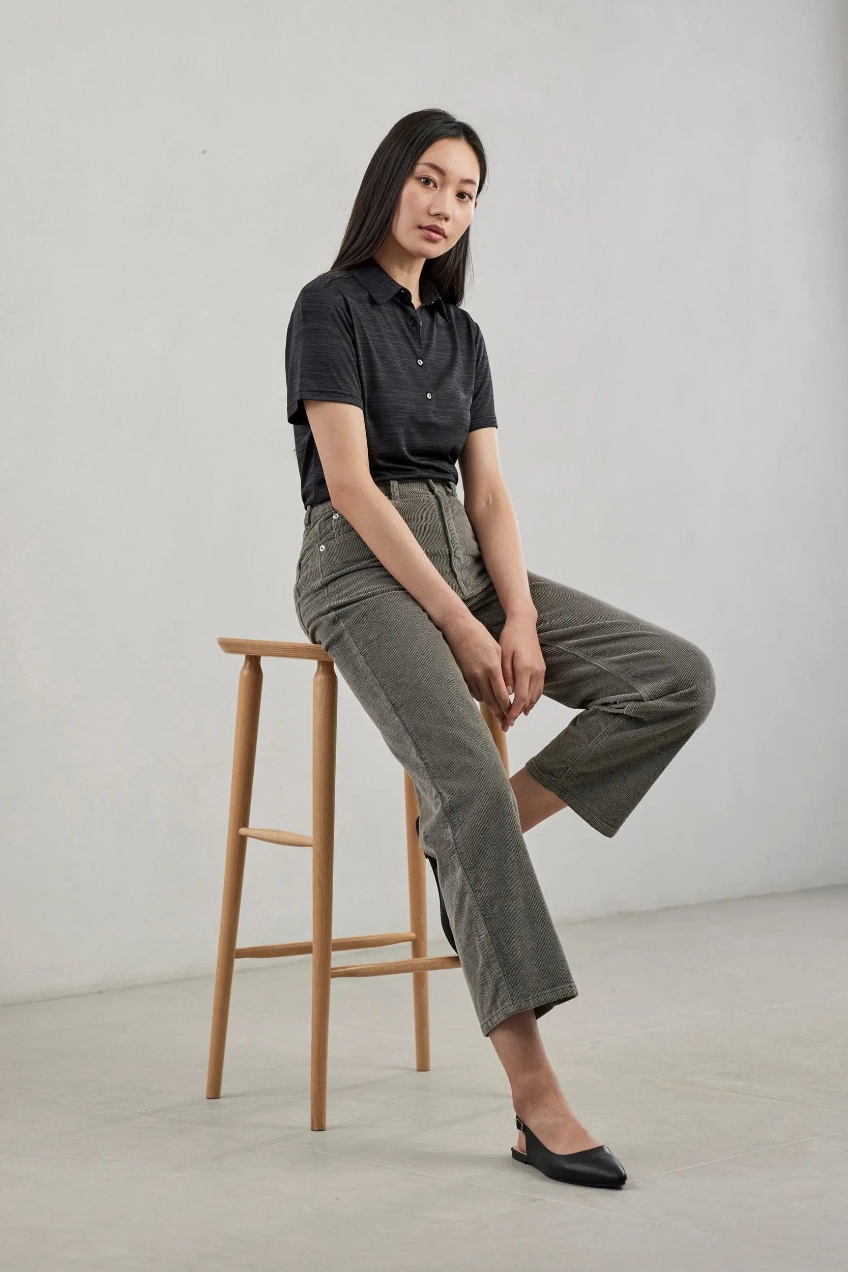 Biz Collection Women's Orbit Polo Shirt P410LS Metro Workwear.